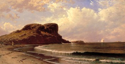 Castle Rock, Nahant, Massachusetts door Alfred Thompson Bricher